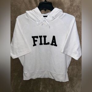 Fila crop hoodie